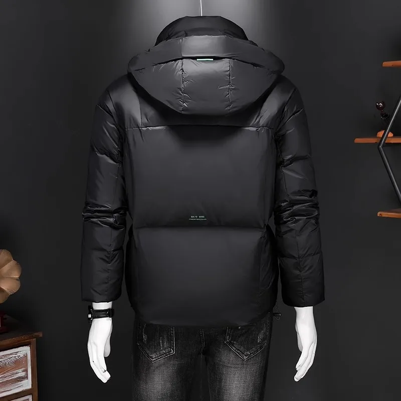 2024 new arrival winter high quality 90% white duck down hooded jackets men,coat men 5112