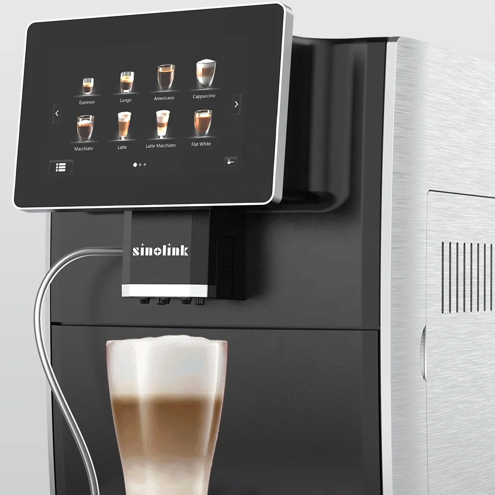 Professional Touch Screen Display Automatic Expresso Coffee Machine