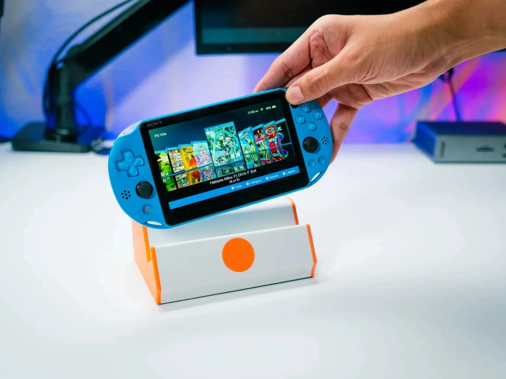 PSV1000 Retro Arcade Game Console Bluetooth HDMI Raspberry Pi Video Output Dock For PSV1000/ 2000