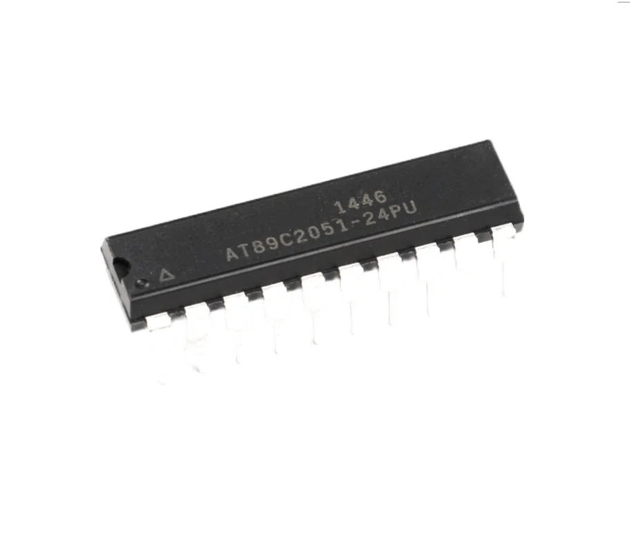 2PCS AT89C4051-12PU   AT89C51-24PU AT89C52 AT89C51 AT89S51 AT89C2051-24PU Inline DIP40 Microcontroller IC Single Chip