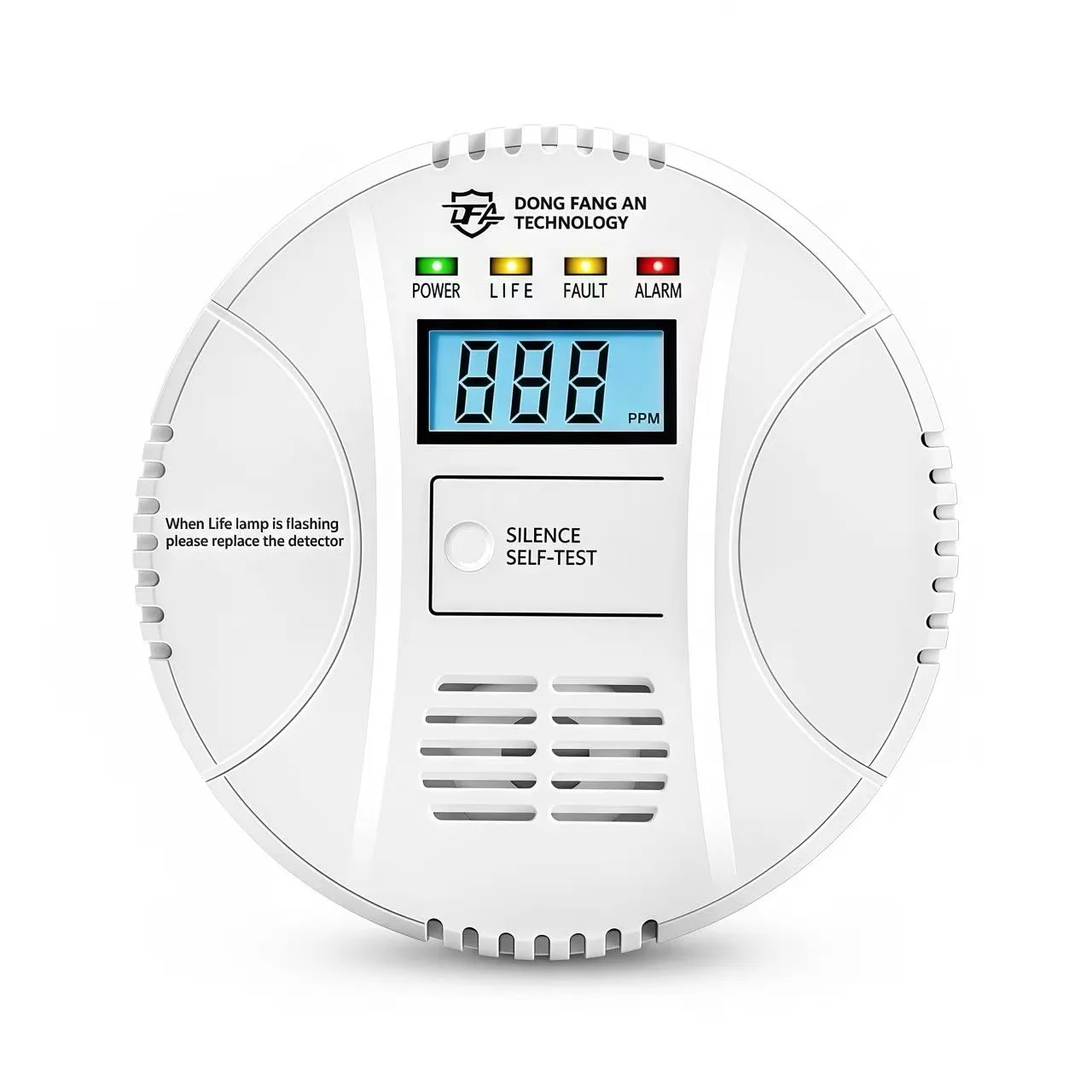 

DFA Carbon Monoxide Detectors with LCD Digital Display and Sound Warning CO Alamm Sensor Operated for Home With EN 50291