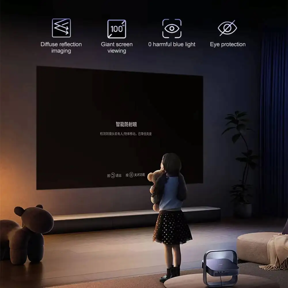 جهاز عرض ليزر XGIMI Z6X Pro HD مع حامل للمسرح المنزلي الذكي