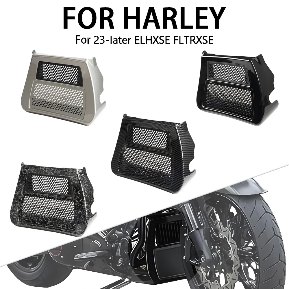 

Radiator Grill Guard Front Spoiler Fairing Fit For Harley 24+ FLHXSE FLTRXSE FLTRXSTSE FLHX Motorcycle Protector Accessories