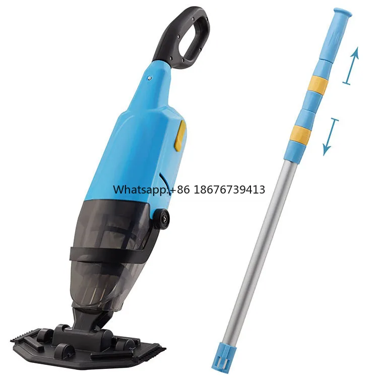 Double Filter Pool Vacuum Cleaner Equipment Cordless Portable Manual Swimming Pool Cleaner