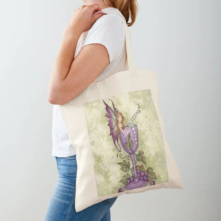 

Wine Fae Tote Bag shopper bag women canvas the tote bag Lady bags great