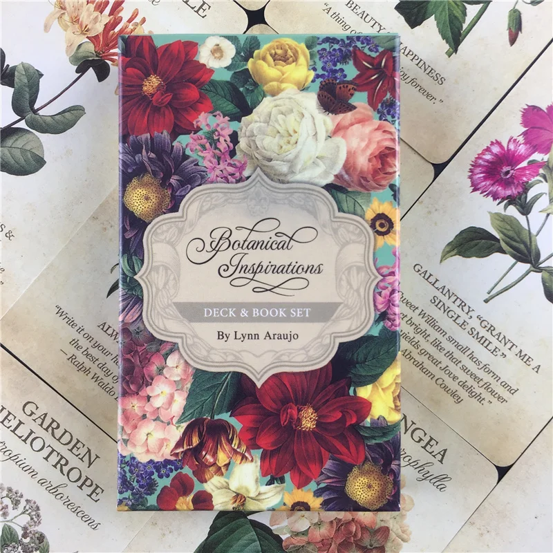 Botanische Inspiration Orakelkarten Lustige Familie Urlaub Party Oracle Deck Spielkarten Englisches Brett Ga