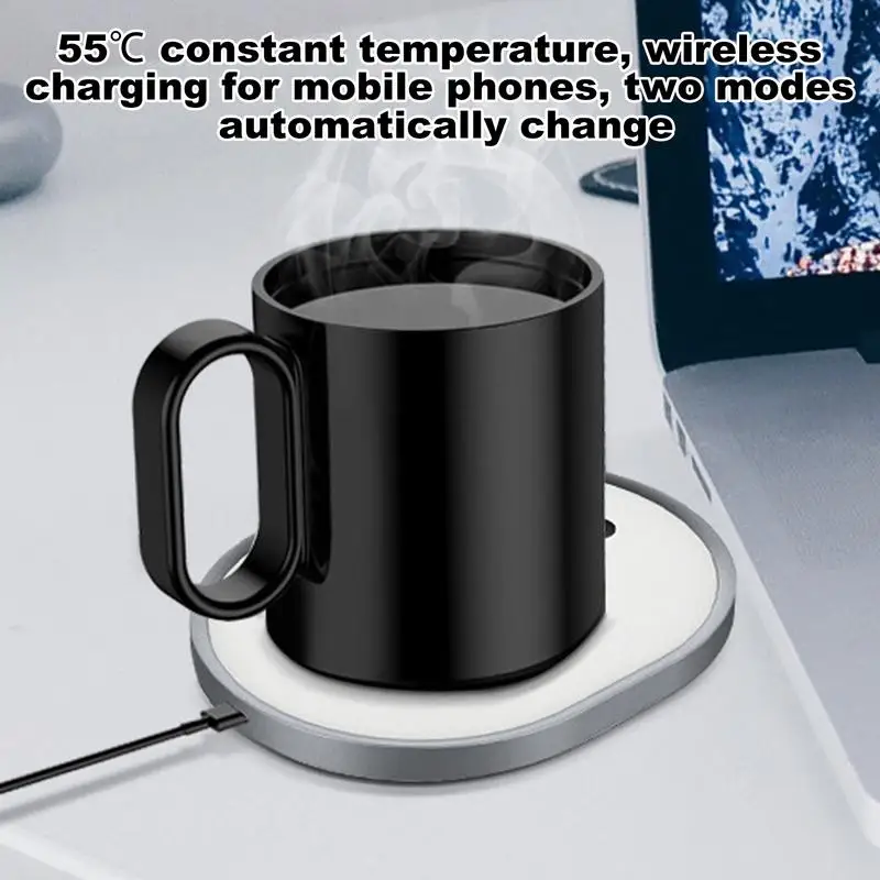 Coffee Mug Warmer Cordless Wireless Mug Warmer Smart Coffee Cup Warmer Fast Coffee Warmer Mug Heater For Desk Or Coffee Table