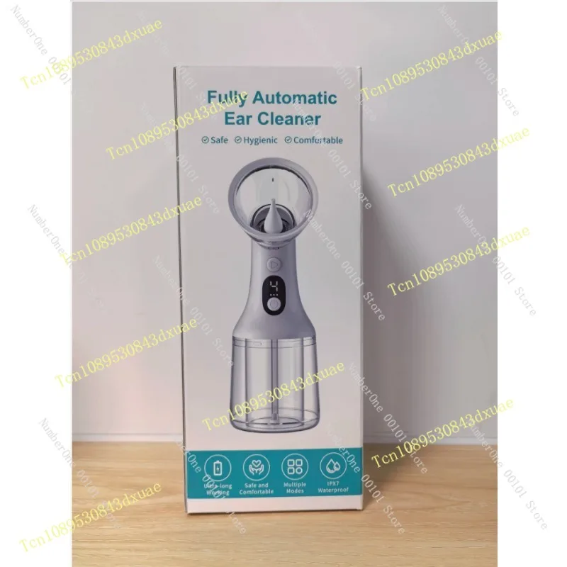 Automatic Ear Wax Removal Kit, Pulse Electric Ear Cleaner Portable for Adults Kids, Handheld Irrigation Washer