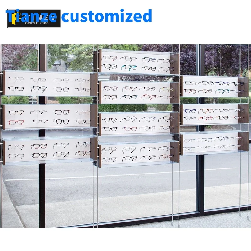 （customized）Modern Optical Shop Display Racks Optical Frame Display Optical Store Display Furniture