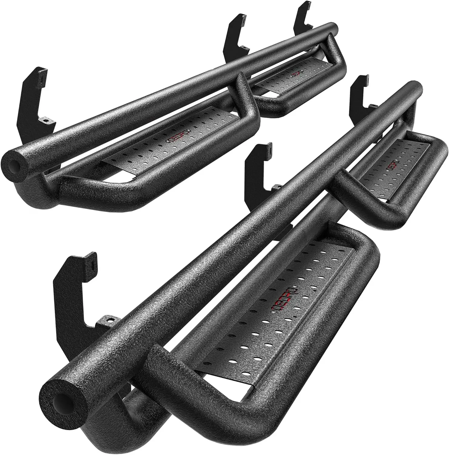 

6'' Running Boards Compatible with 2019-2024 Chevy Silverado/GMC Sierra 1500 Crew Cab, 2020-2024 2500HD 3500HD(Excl. 2019 1500LD