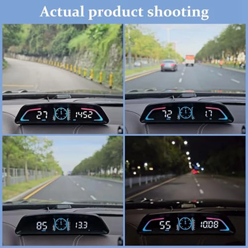 Heads Up Display For Cars B3, Obd2 Gauge Display With Speed, Fuel Consumption,Fatigue Driving Alert, For All Car Easy To Use