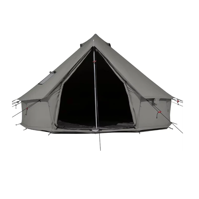 WOQI's Latest Design Waterproof Frame Canvas Tent Sail Truck Tent Bell Shaped Tent