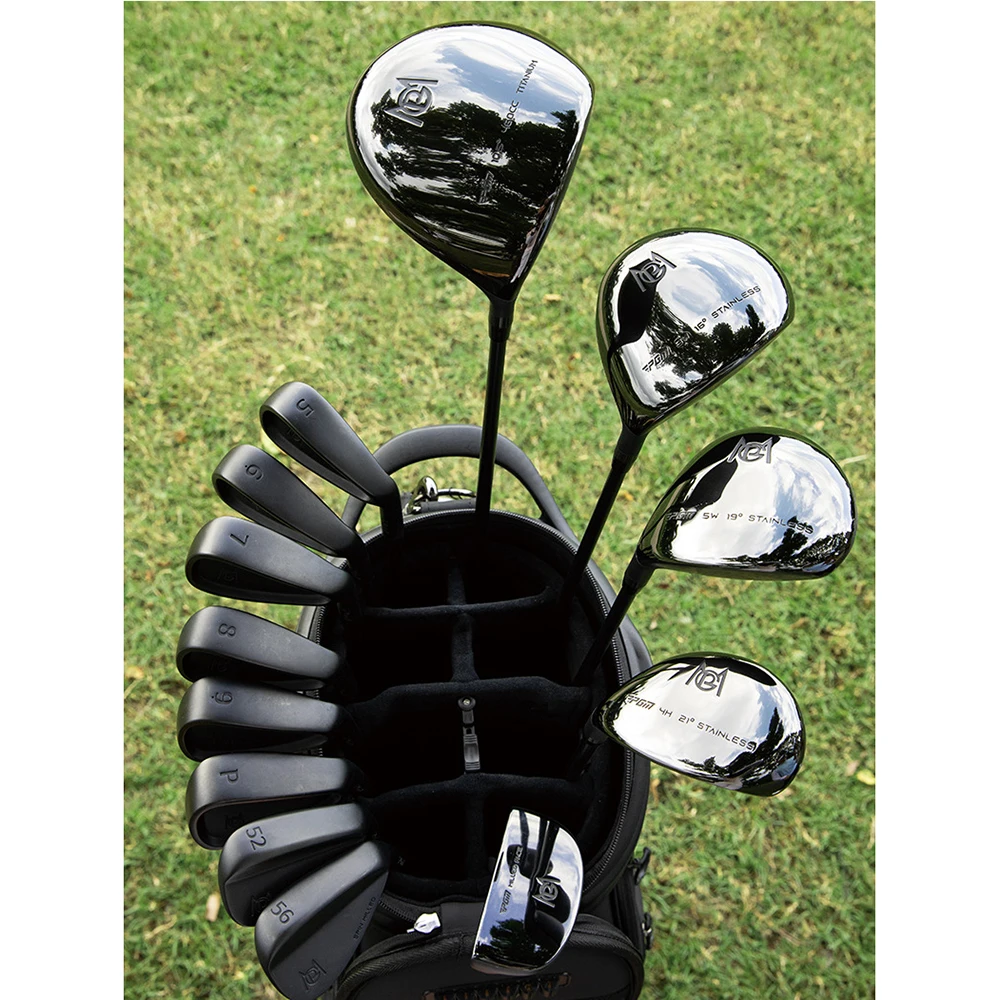 نادي الجولف ذكر شجرة أولى تي شيرت من خشب الجاذبية جسم قضيب كربون خفيف للغاية نادي مركزي منخفض الارتداد مع غطاء رأس من البولي يوريثان