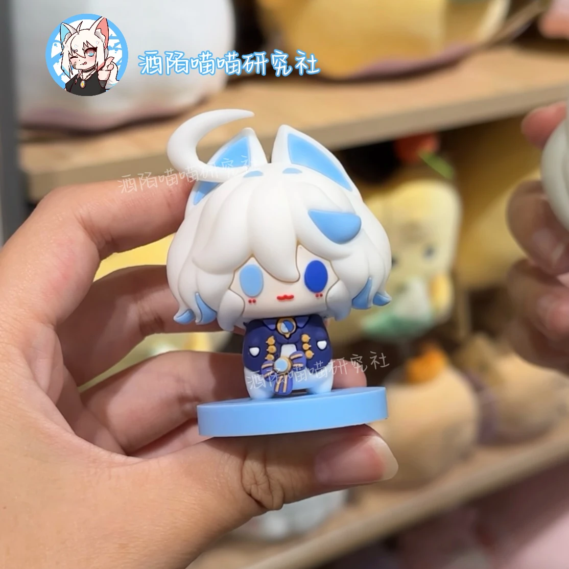 Genshin Impact Game Ambitus Furina коллеги 5 см q версия мини-размер модель ручной работы украшение милый настольный орнамент подарок