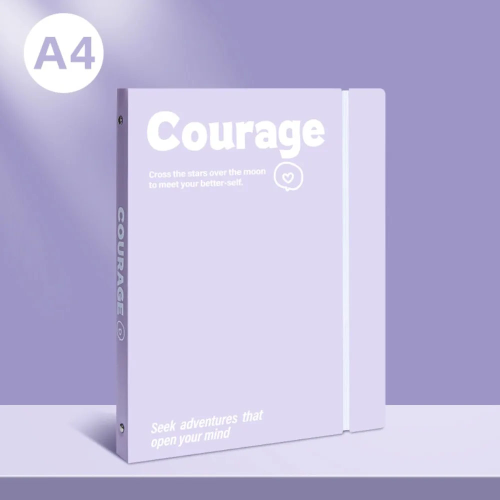 

INS Style Loose Leaf A4 File Folder Detachable Students Stationery Data Book Transparent Exam Paper Storage Bag Gift