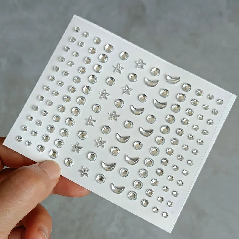 Eye Tear Makeup Teardrop Diamonds Rhinestone Stickers Self Adhesive Face Decoration for Women DIY Party Temporary Tattoo Sticker
