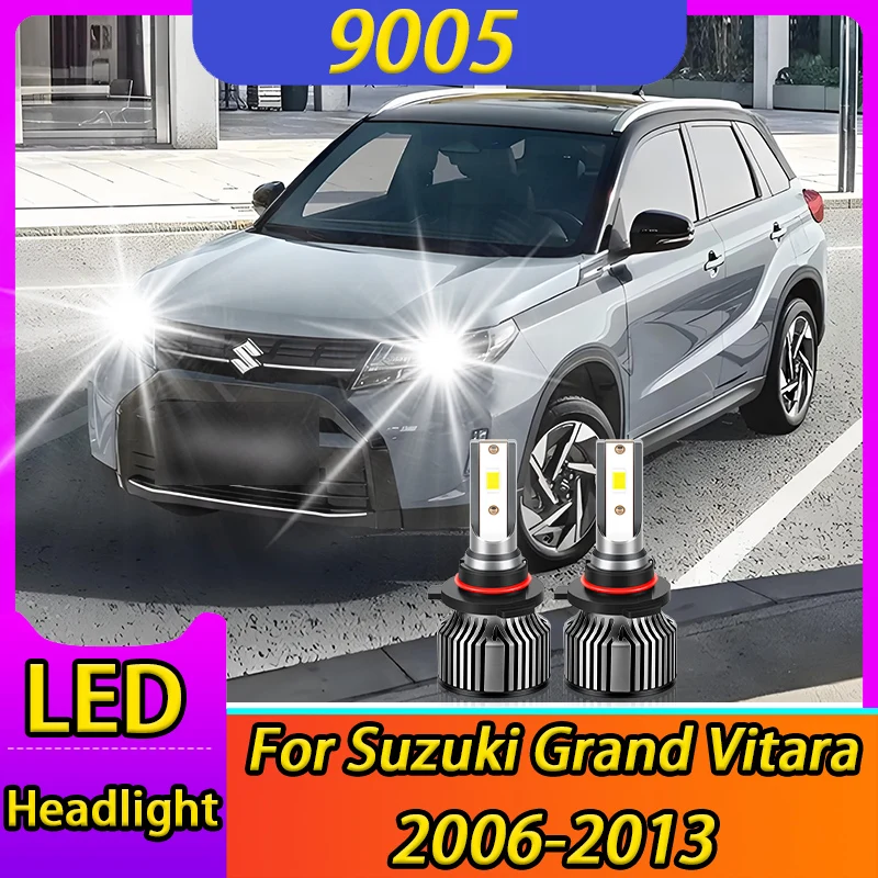 

Turbo LED Headlight Bulb Canbus High Beam Headlamp 6000K Super Bright 1:1 Design For Suzuki Grand Vitara 2006-2013 Auto Bulb