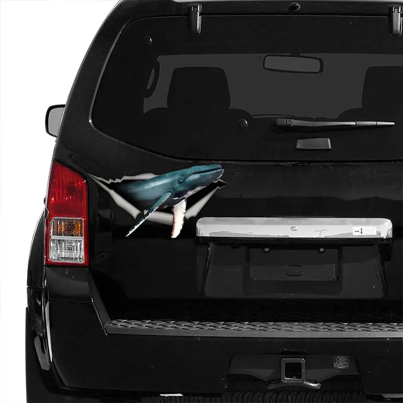 Whale Animal Car Sticker Waterproof Vinyl Decal on Bumper Rear Window Laptop Self-adhesive Decal For Car Accessories SH338