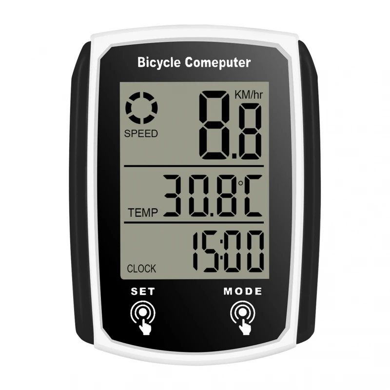 AliExpress Aramox Wired Bike Computer 19 Functions Touch Bike Speedometer Odometer Waterproof  Computer with Backlight  computer