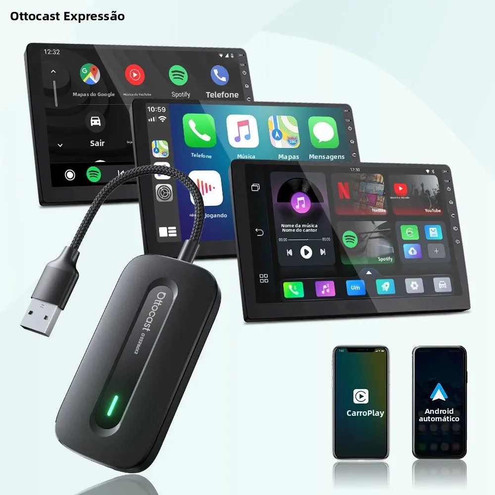 ottocast-nuevo-adaptador-carplay-inalambrico-play2video-pro-android-auto-ai-box-integrado-en-youtube-netflix-para-coche-con-carplay-con-cable