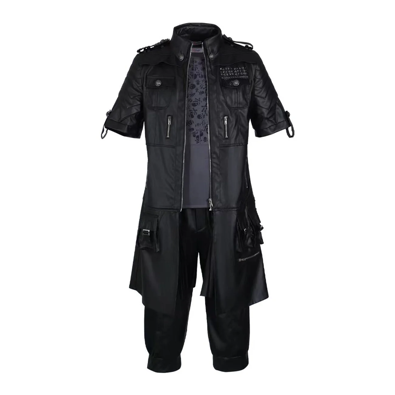 HemFête ush-Final Noctis Lucis Caelum Cosplay Costume pour Homme, Ensemble Complet Anime, Trempé