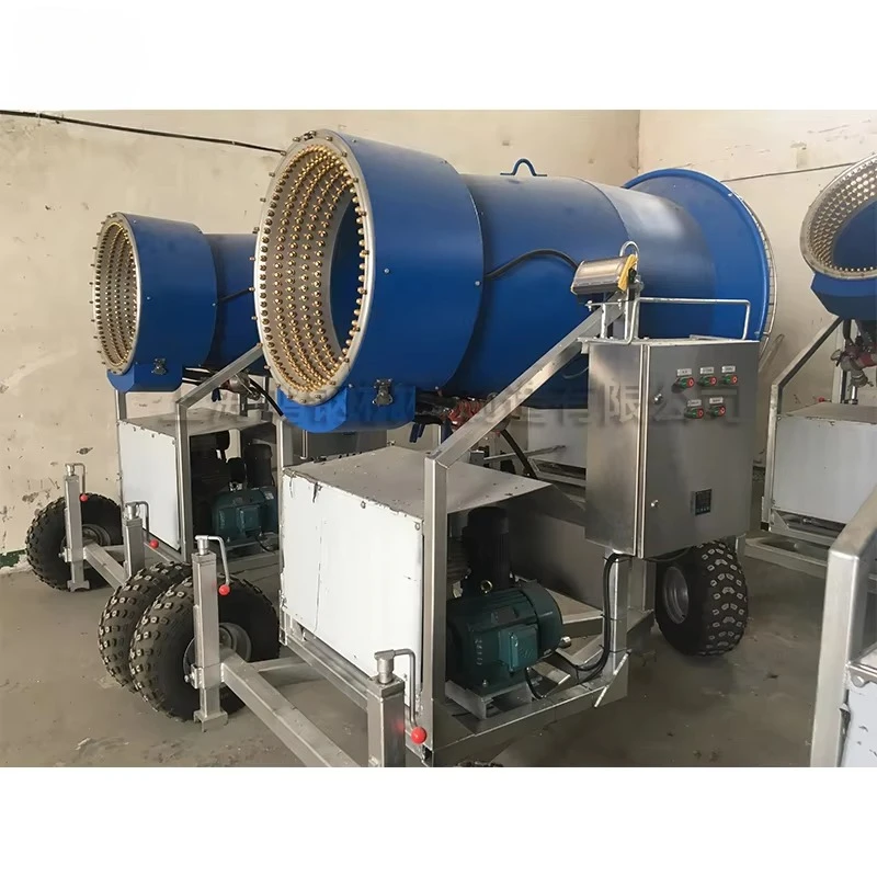 Environment Friendly Winter Ski Resort Artificial Snow Making Machine Affordable Snowmaker Cannon Generator Shed view 2