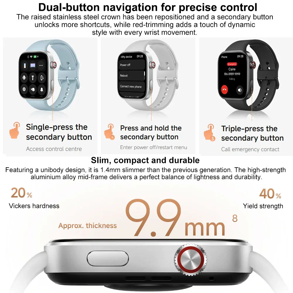 Nuevo Reloj Inteligente Xiaomi REDMI Watch 6, Pantalla AMOLED de 2.07 Pulgadas, Monitoreo de Frecuencia Cardíaca y Oxígeno en Sangre Durante Todo el Día, Batería de Larga Duración 5