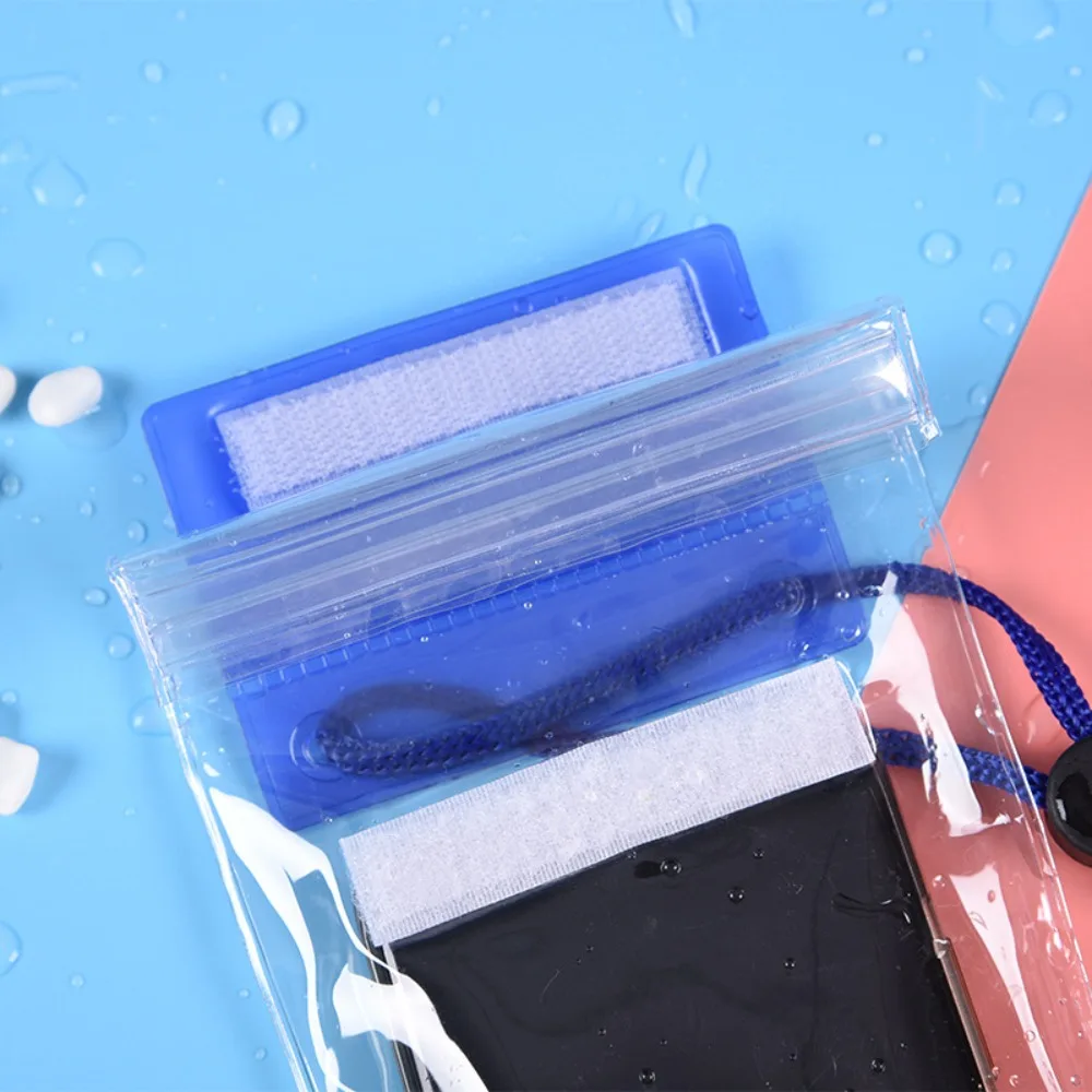 Thick Strap Waterproof Phone Case Case Cover Mobile Phone Pouch Bag Mobile Phone Waterproof Bag Transparent Screen Rainproof Bag