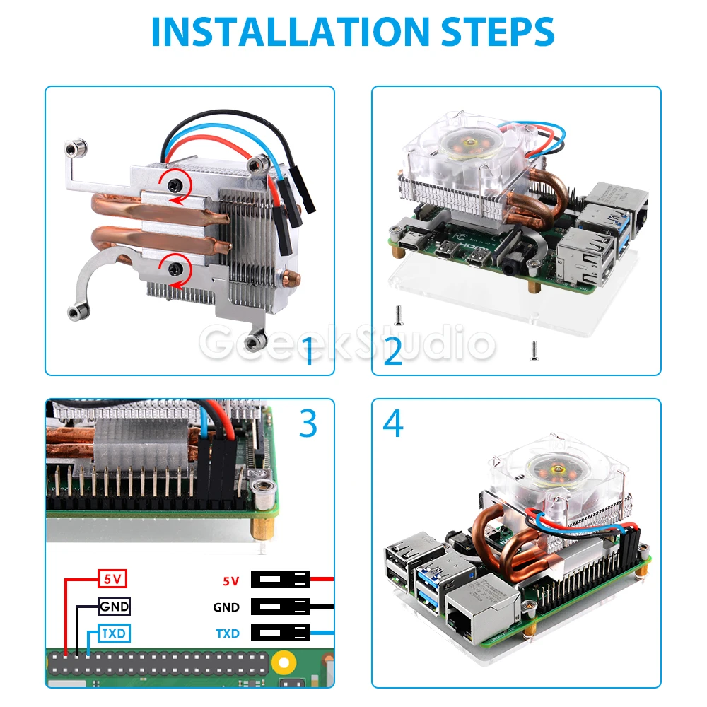 Profil bas De Tour De Glace De Refroidissement Ventilateur Boîtier En Métal 7 Couleurs RVB Changeant A MENÉ La Lumière avec Support Coque pour