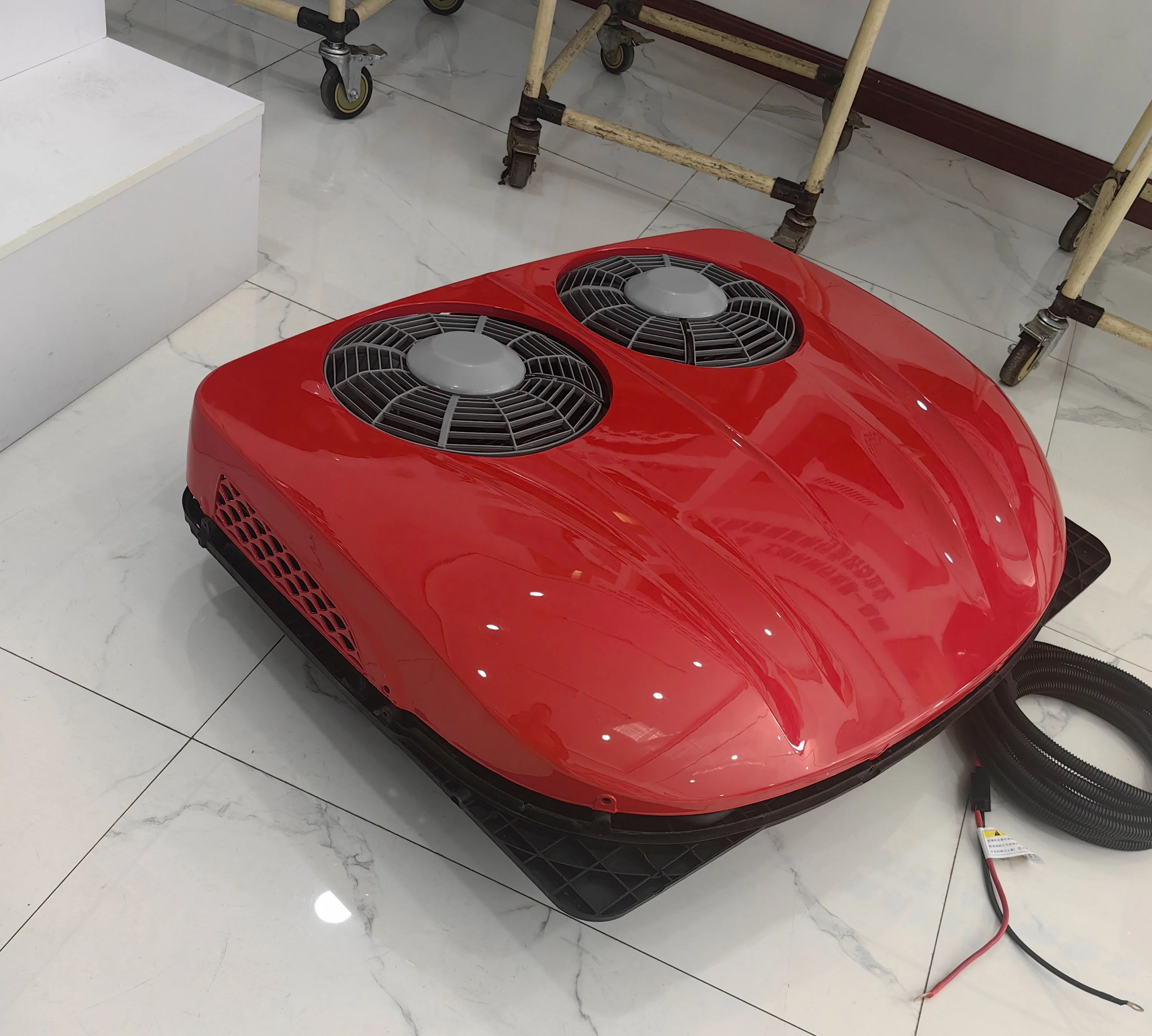 Ar condicionado alto da cabine do caminhão do condicionador de ar 12V 24v do telhado do ventilador duplo