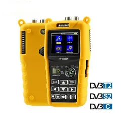 VF-6800P HD Digital Satellite TV Finder Meter Combo Support DVB-T2/DVB S2/DVB C Sat Finder Meter PK V8 Finder 2 V9 V10 Pro