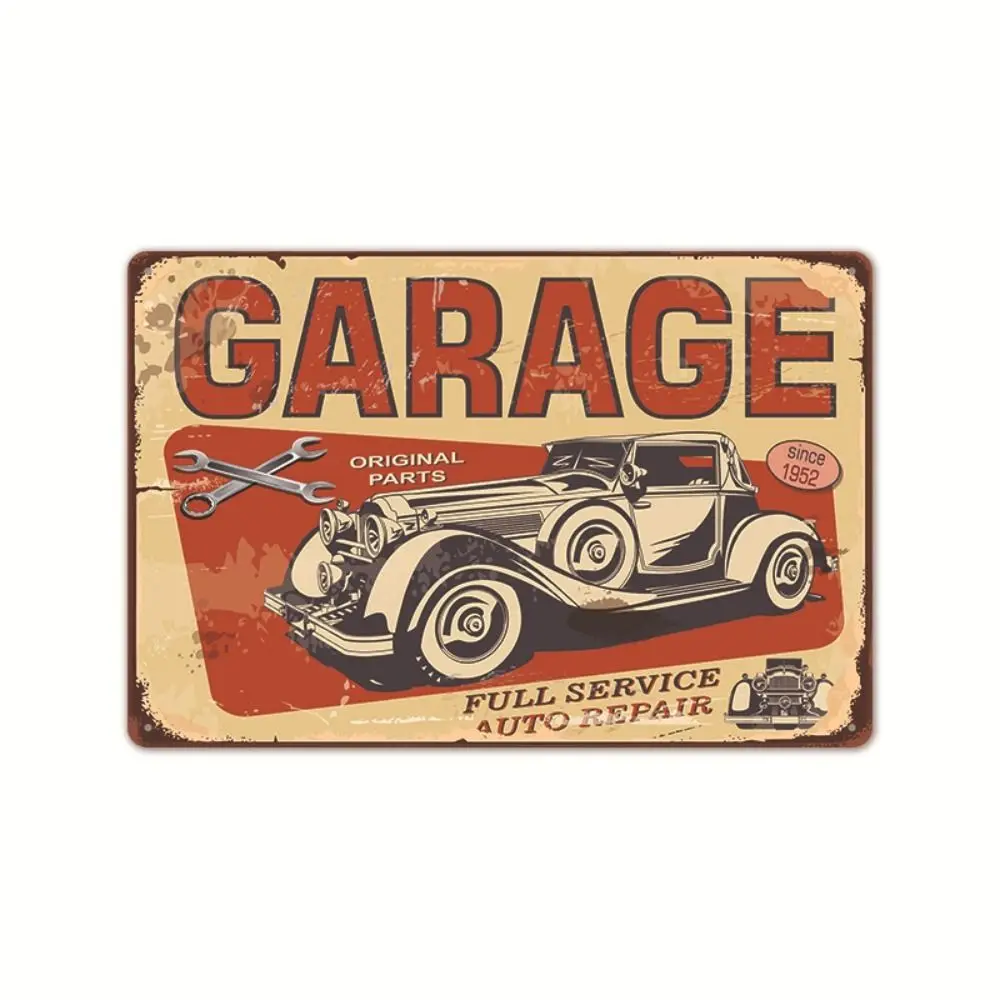 

Iron Vintage Metal Tin Signs Dad's Garage Plaque Wall Art Decor Caferacer Motorcycle Classic Car Funny Retro Signs Bars