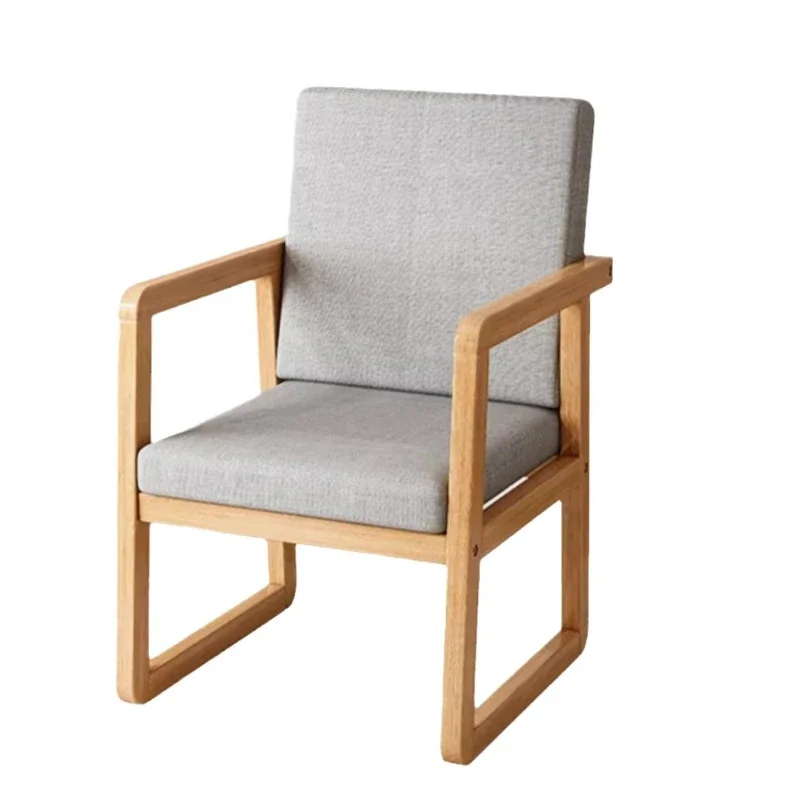 

Solid wood chair Back Balcony Light luxury high end dining Home computer