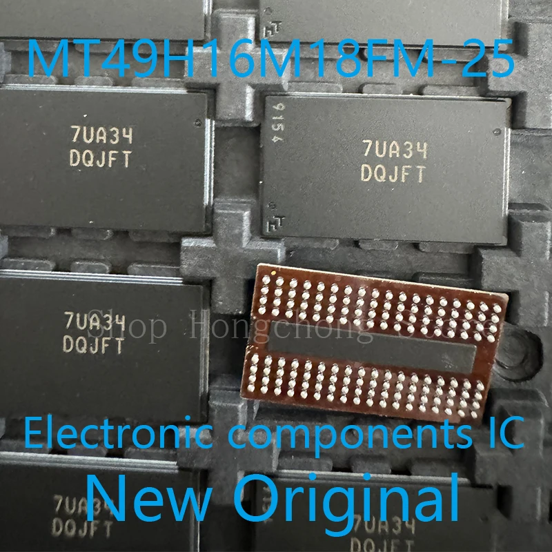 New Original MT49H16M18FM-25 MT49H16M18FM DQJFT MARKING CODE DRAM Chip RLDRAM 144-Pin UBGA Tray flash memory 1PCS