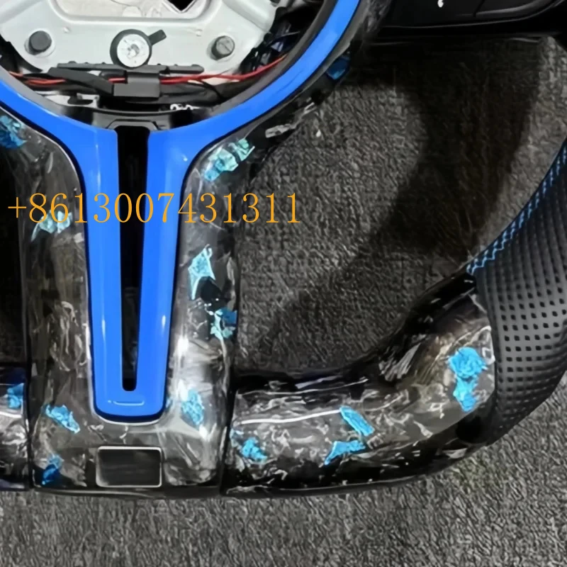 FactoryCar Steering Wheel F10 F30 E46 E60 F15 F90 F80 G20 G30 M3 M4 M5 Custom Carbon LED Steering Wheel