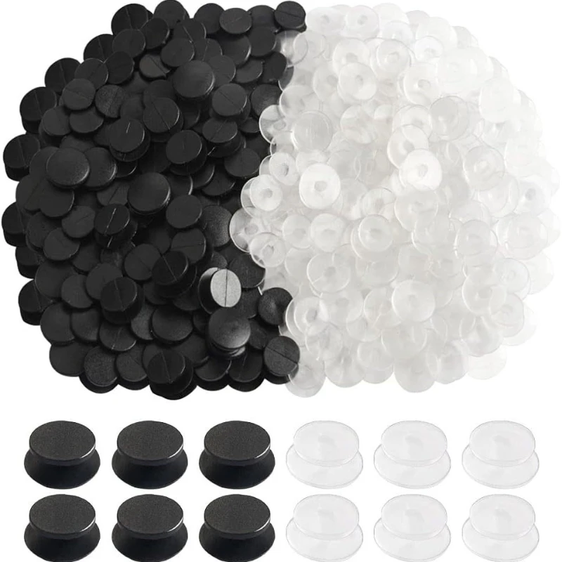 Plastic Round Button Pins Universal DIY Fastener Replacement Accessories Used for Hole Clog Sandals Shoe Charms Decor 100Pcs