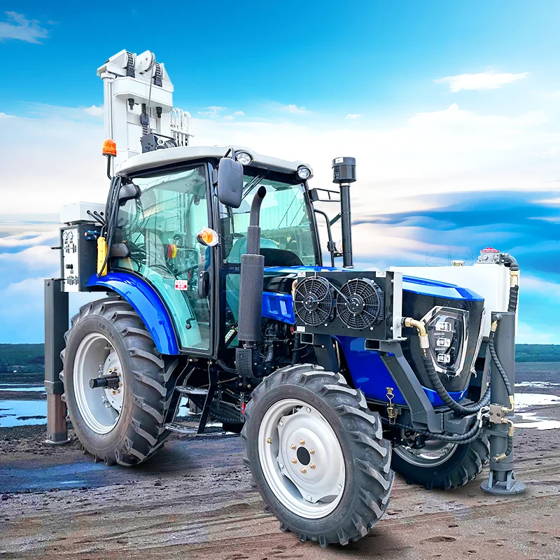 맞춤형 트랙터 보어 파일 드릴링 머신 트랙터 타입 유압식 시추공 수중 시추 장비