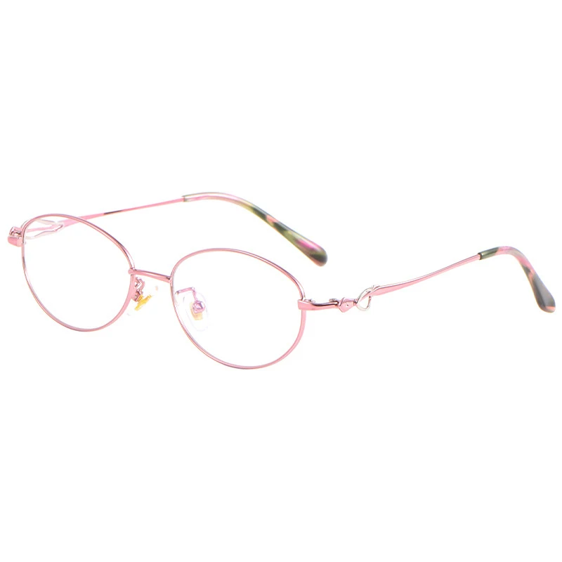 YIMARUILI-gafas Retro ovaladas para mujer, anteojos de aleación de alta calidad, ultraligeros, gafas graduadas ópticas, montura 3524X