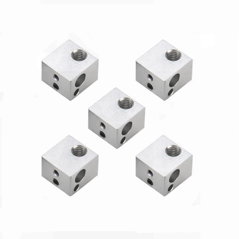 

5PCS Original FLSUN QQ-S PRO Extruder Heated Block Q5 QQS 3D Printer Part Aluminum