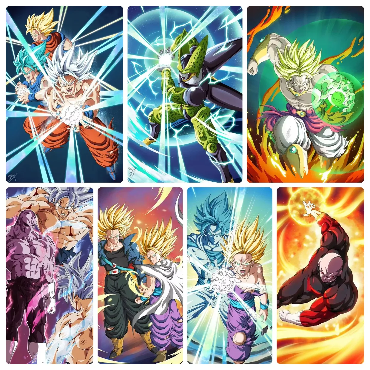 500/1000/1200/2000PCS Dragon Ball Collage Jigsaw Puzzle Frameless Popular Shonen Anime Family Leisure Entertainment Gift
