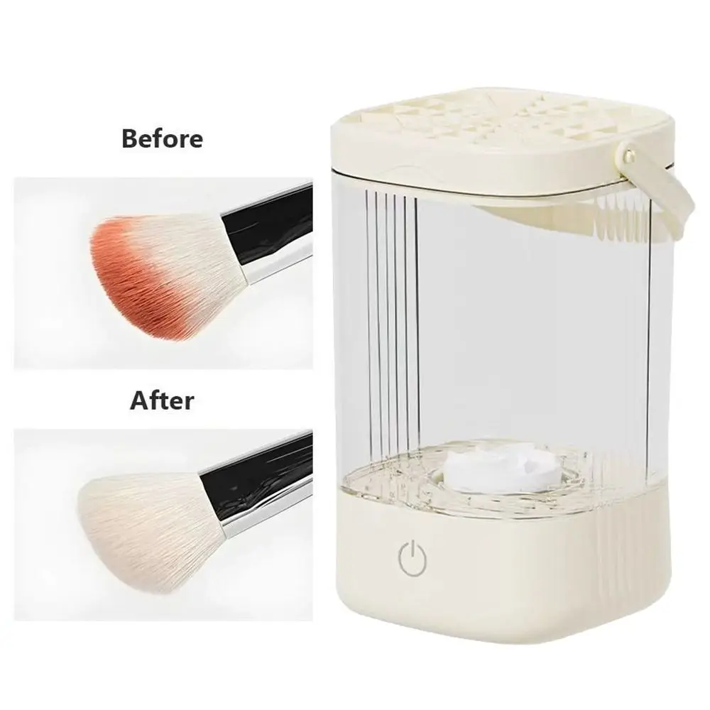 Automatic Electric Makeup Brush Cleaner 5V 3 in 1 Makeup Brush Washing Machine Quick-dry Rotary Beauty Brushes Dryer Lazy