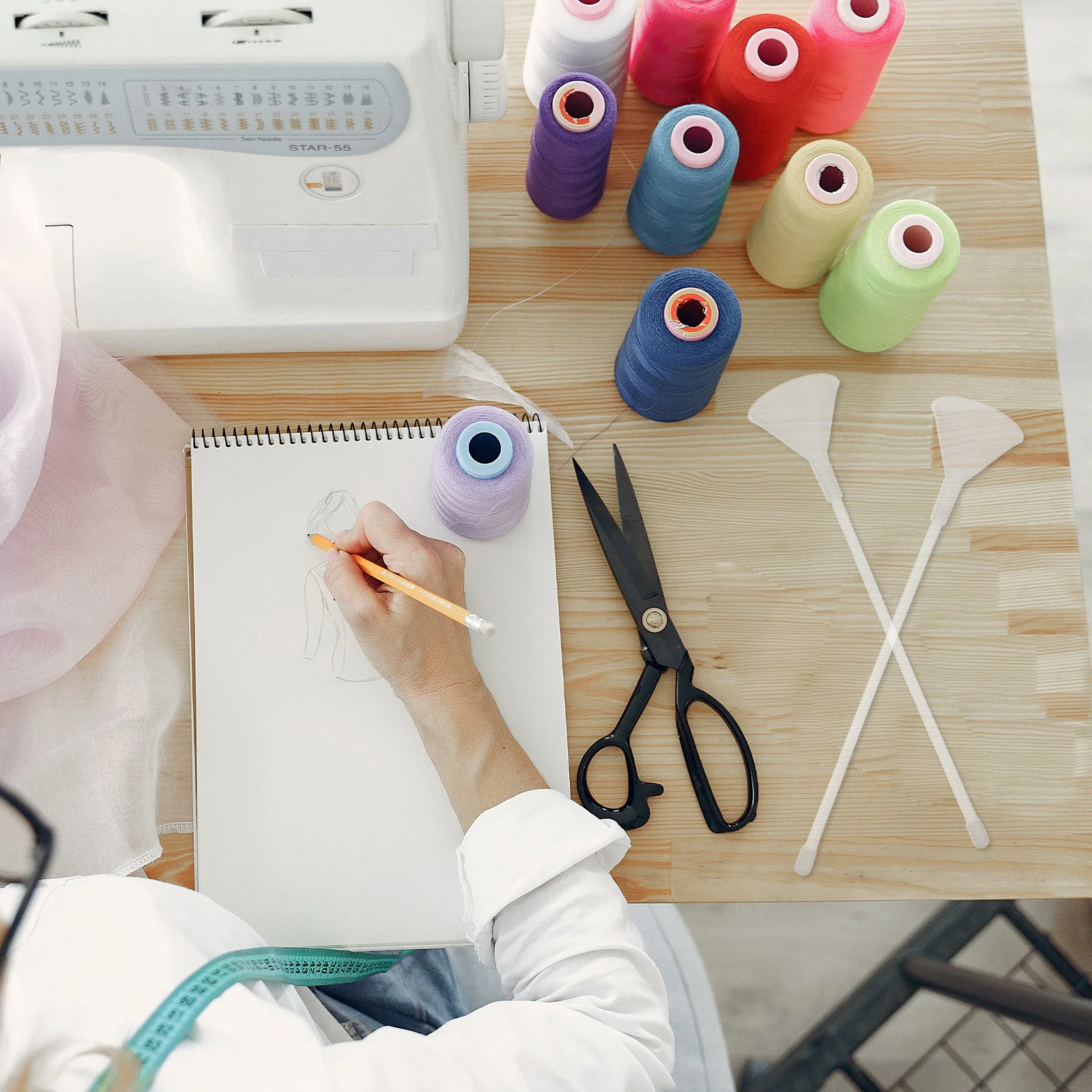 1 مجموعة الديكور عدة لصنع المجوهرات سوار صياغة مع أداة فرز الطين عقد دي اي واي تصميم اكسسوارات حبة الاستغناء #2