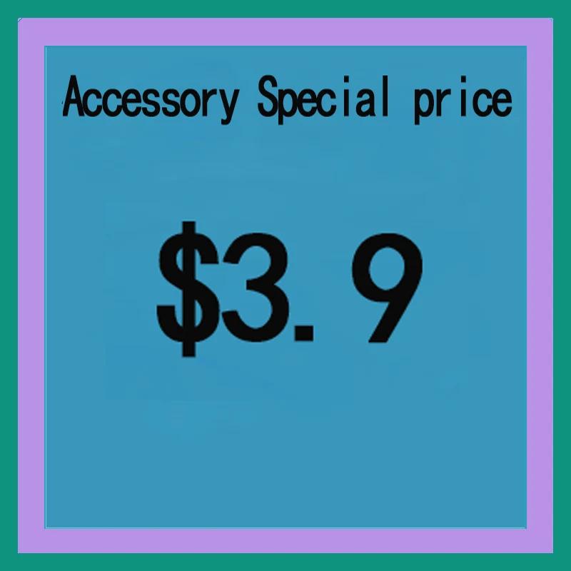 Accessoire, prix spécial 3.9 $, prix de départ