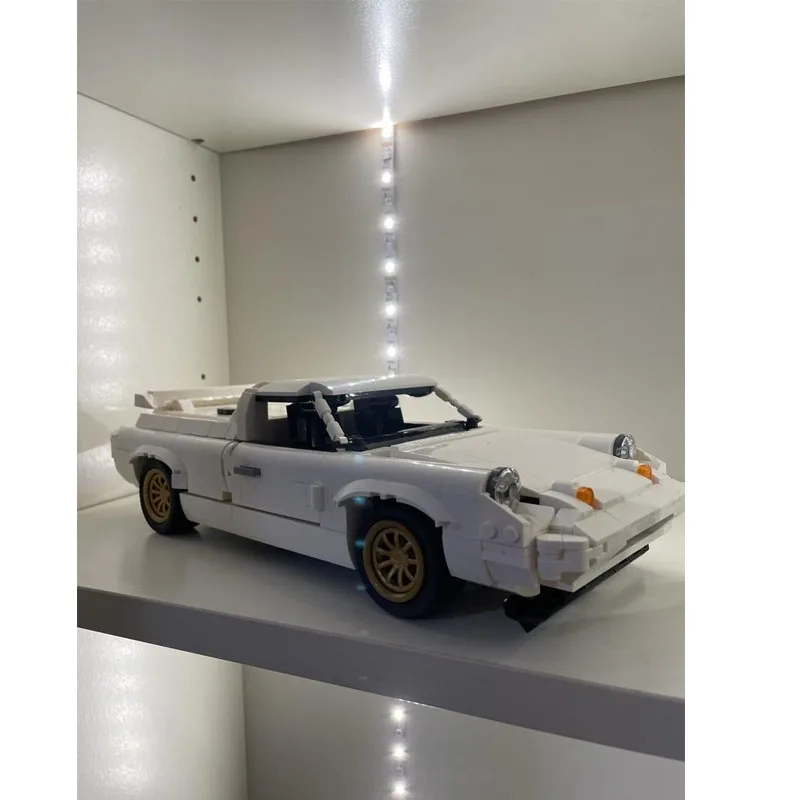 

MOC-66280Iconic Lotus Europa Спортивный автомобиль Гоночные строительные блоки Модель1240ДеталиMOC Креативные строительные блоки для мальчиков и детей на день рождения Игрушка