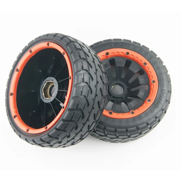 170mm Front Rear On Road Belted Tire wheel set For 1/5 rc car  Baja 5b