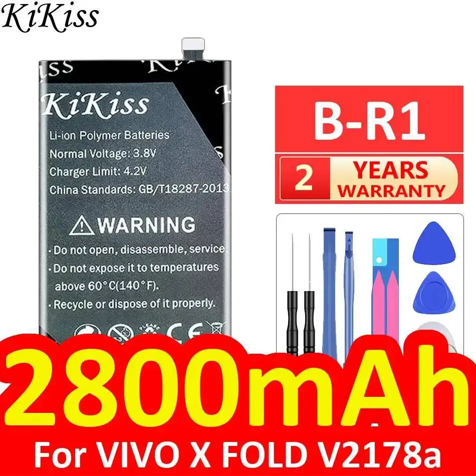 

Аккумулятор для мобильного телефона Vivo X Fold V2178a, 2800 мАч, премиум-класса, с увеличенным временем работы, модель B-R1