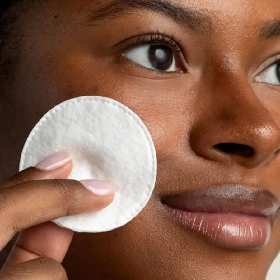 Organic Cotton Rounds for Face 100 Count Makeup Remover Pads Hypoallergenic LintFree 100 Pure Cotton
