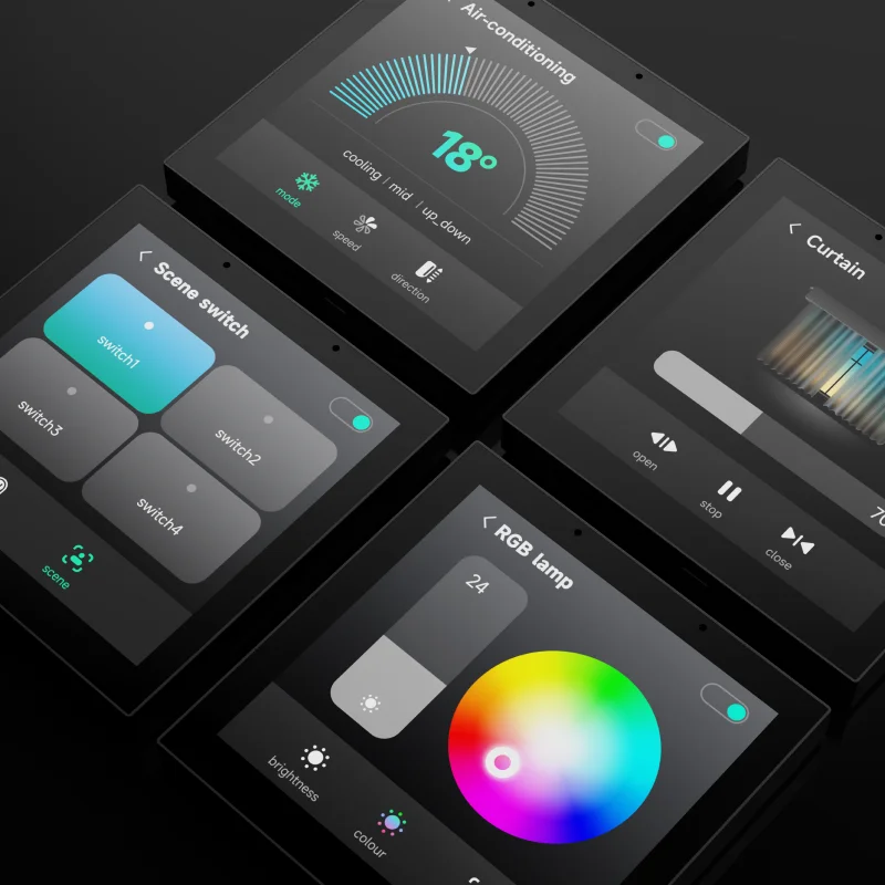Smart home touch control panel  wifi smart home products & devices