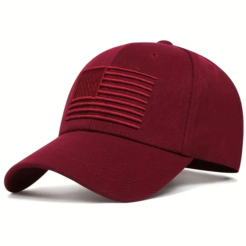 Unisex-Baseballmützen mit amerikanischer Flagge, Stickerei, für Frühling und Herbst, verstellbare Freizeithüte für den Außenbereich, Hip-Hop-Hut, Sonnenschutzhut – Detail 10