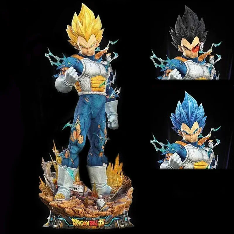 

55cm GK Super Saiyan Vegeta Three-headed Eagle Action Figure PVC Dragon Ball Z Collection Statue Anime Model Figurine Toys Gifts